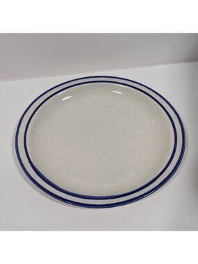 Syracuse China Blue Oval Speckled Plate